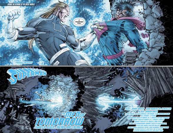 Superman añade un nuevo poder a su lista 8 DC Comics, Geoff Johns, John Romita Jr., Superman #38