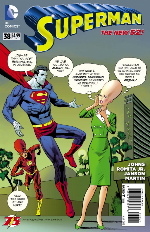 Superman añade un nuevo poder a su lista 6 DC Comics, Geoff Johns, John Romita Jr., Superman #38