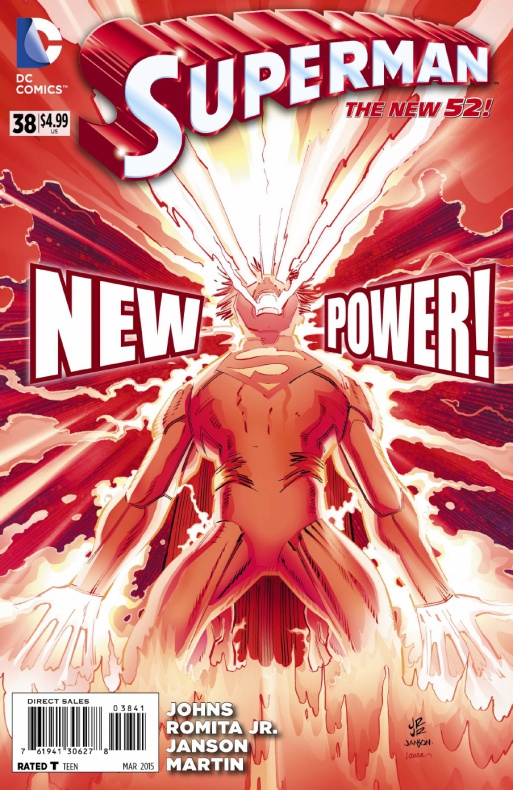Superman añade un nuevo poder a su lista 2 DC Comics, Geoff Johns, John Romita Jr., Superman #38