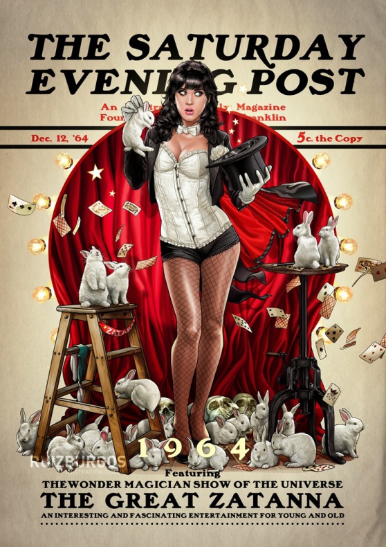 Héroes y villanos de DC Comics como portadas de 'The Saturday Evening Post'