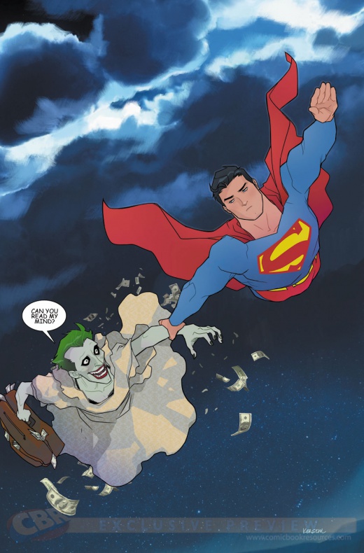 Superman #41 por Karl Kerschi