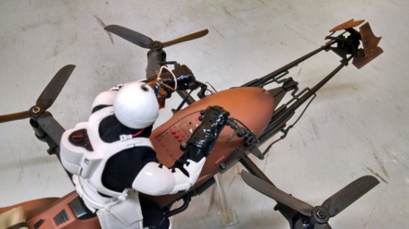 Convierte un dron en una Speeder Bike de 'Star Wars' 17 Dron, Speeder Bike, Star Wars
