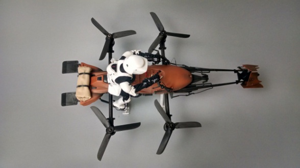 Convierte un dron en una Speeder Bike de 'Star Wars' 19 Dron, Speeder Bike, Star Wars