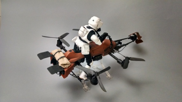 Convierte un dron en una Speeder Bike de 'Star Wars' 20 Dron, Speeder Bike, Star Wars