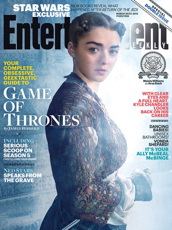 La 5ª temporada de 'Juego de Tronos' acapara las portadas de Entertainment Weekly 5 George R.R. Martin, HBO, Juego de Tronos