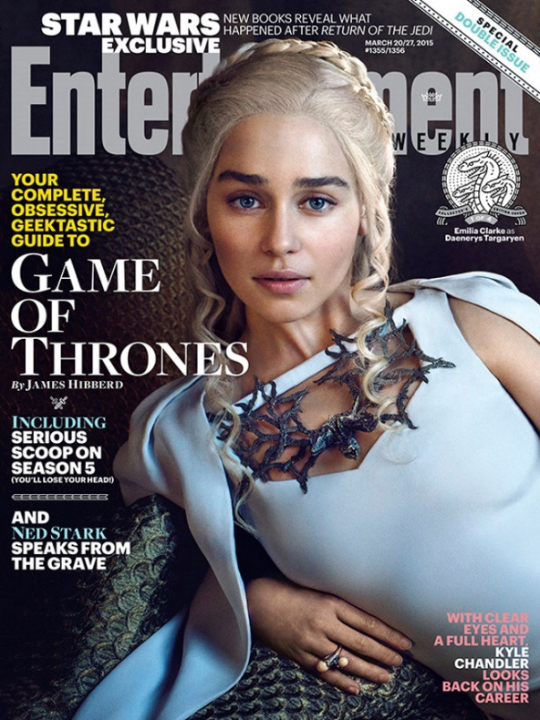 La 5ª temporada de 'Juego de Tronos' acapara las portadas de Entertainment Weekly 2 George R.R. Martin, HBO, Juego de Tronos