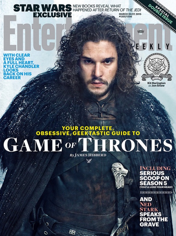 La 5ª temporada de 'Juego de Tronos' acapara las portadas de Entertainment Weekly 3 George R.R. Martin, HBO, Juego de Tronos