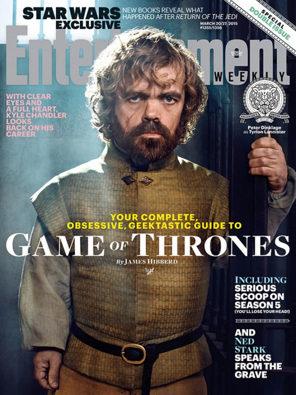 La 5ª temporada de 'Juego de Tronos' acapara las portadas de Entertainment Weekly 4 George R.R. Martin, HBO, Juego de Tronos