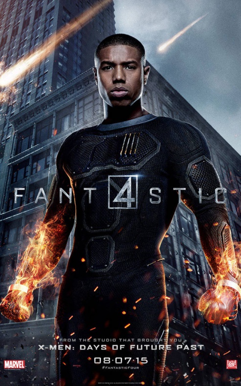 Nuevos pósters de los personajes de 'Los 4 Fantásticos' 3 Antorcha Humana