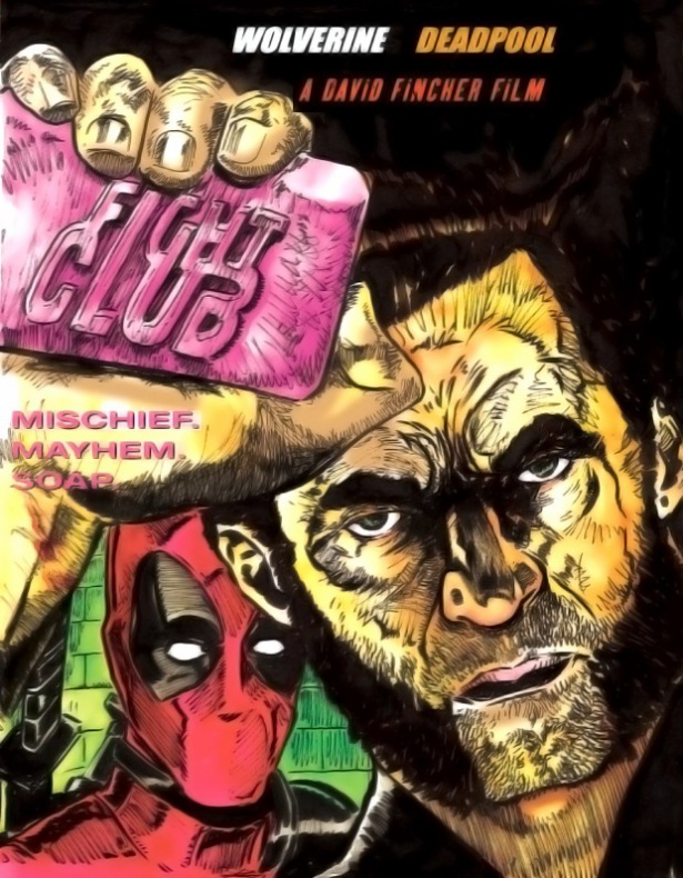 Personajes de cómics en pósters de películas