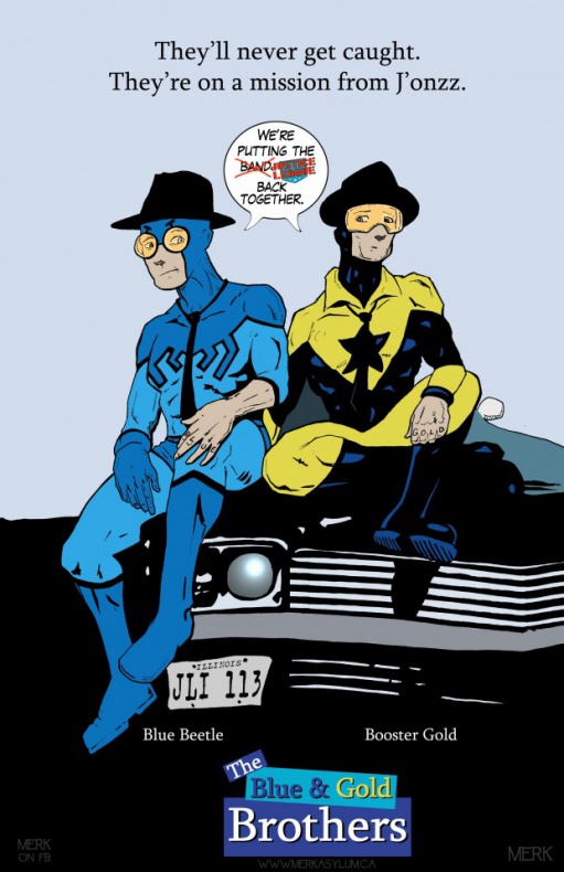 Personajes de cómics en pósters de películas
