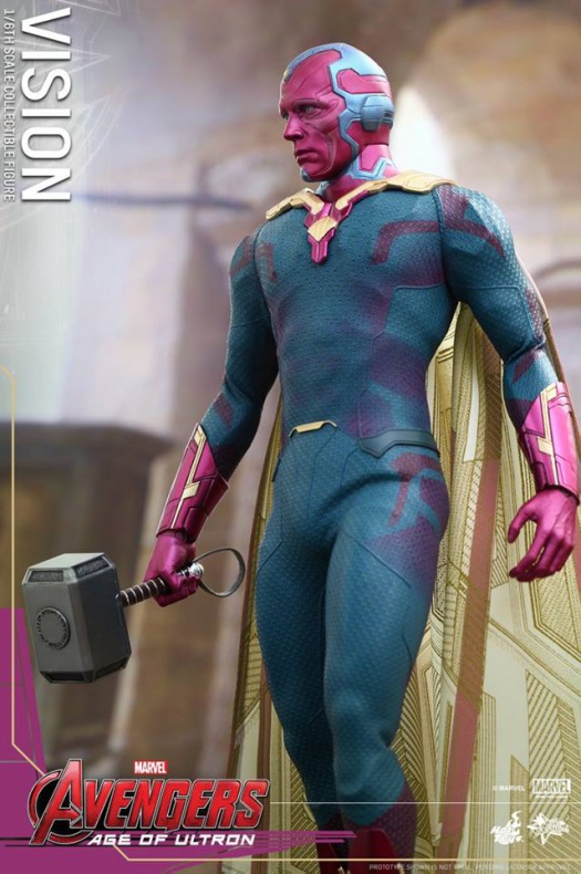 Hot Toys presenta la figura de 'Visión' a escala 1:6 10 Vision de Hot Toys