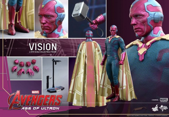 Hot Toys presenta la figura de 'Visión' a escala 1:6 2 Vision de Hot Toys