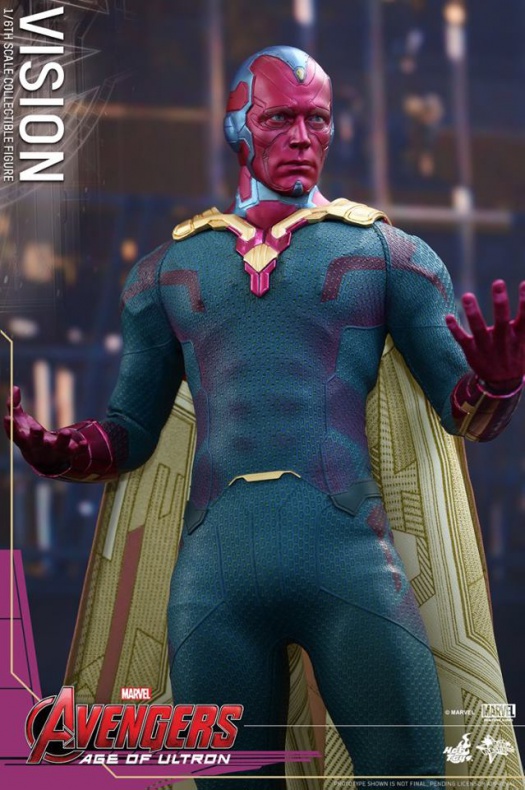 Hot Toys presenta la figura de 'Visión' a escala 1:6 4 Vision de Hot Toys