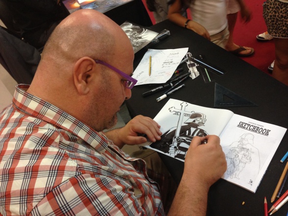 Davide Fabri Metropoli Comic Con Artist Alley