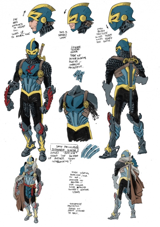 Caballero Negro Marvel Diseños