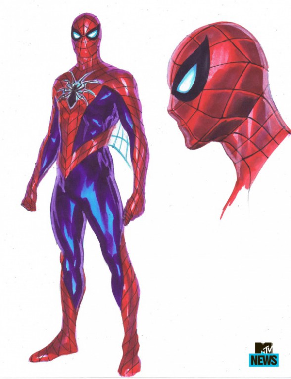 Diseño traje Spider-Man