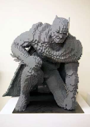 Estatua de Batman de LEGO - SDCC