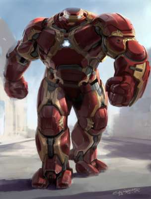 Diseños que no fueron utilizados en ‘Vengadores: La Era de Ultrón’ 7 Hulkbuster arte conceptual 3