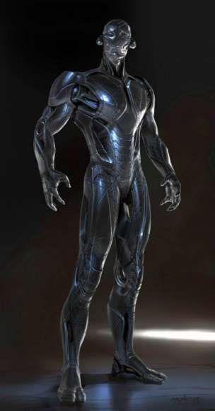 Diseños que no fueron utilizados en ‘Vengadores: La Era de Ultrón’ 2 Ultron arte conceptual 2