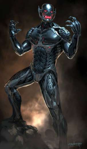 Diseños que no fueron utilizados en ‘Vengadores: La Era de Ultrón’ 4 Ultron arte conceptual 4