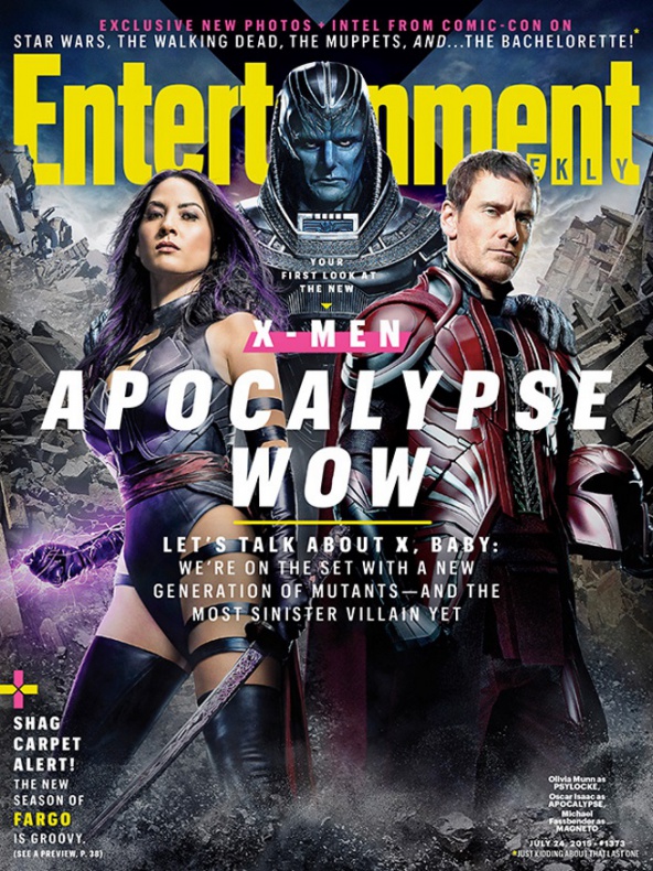 Primer vistazo a Apocalipsis, Mariposa Mental y Magneto en 'X-Men: Apocalipsis'