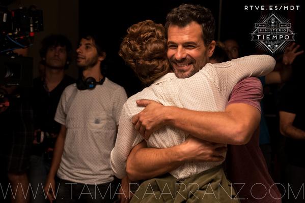 'El Ministerio del Tiempo' ya graba su segunda temporada 4 Aura Garrido y Rodolfo Sancho se reencuentran