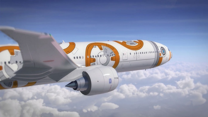 Una aerolínea japonesa diseña sus aviones al estilo 'Star Wars' 5 Japón, Star Wars