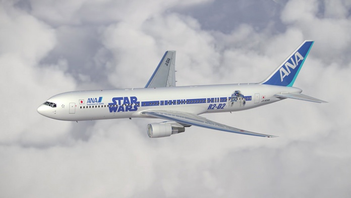 Una aerolínea japonesa diseña sus aviones al estilo 'Star Wars' 8 Japón, Star Wars