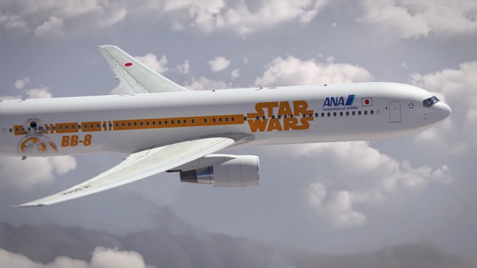Una aerolínea japonesa diseña sus aviones al estilo 'Star Wars' 9 Japón, Star Wars