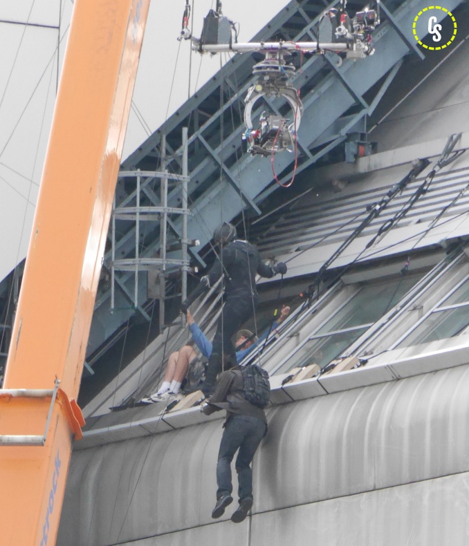 Pantera Negra en el rodaje de 'Captain America: Civil War' 10 Anthony Mackie, Black Panther, Captain America: Civil War, Chadwick Boseman, Chris Evans, Marvel Studios, Pantera negra