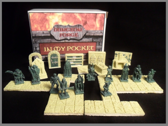 Crowdfunding de 'Dungeon Forge', o mejor dicho, "Heroquest de bolsillo" 7 Dungeon Forge - In my pocket, Heroquest, Kickstarter