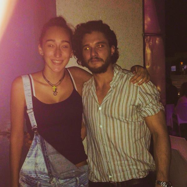 Kit Harington, Jon Nieve en 'Juego de Tronos', está en Almería