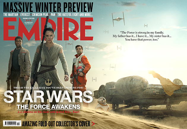 'Star Wars: El despertar de la Fuerza' protagoniza las portadas de Empire 2 Disney, Star Wars: El despertar de la fuerza