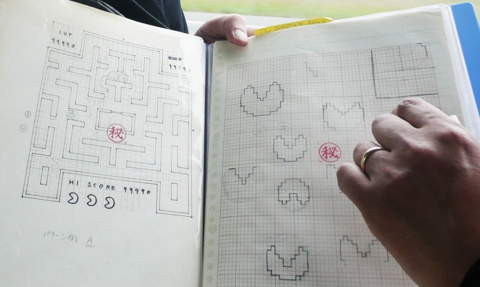 Estos son los primeros bocetos de 'Pac-Man'