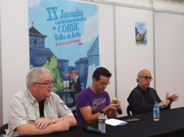 Resumen de las XX Jornadas Internacionales del Cómic Villa de Avilés 9 Alan Davis y J.M. Dematteis