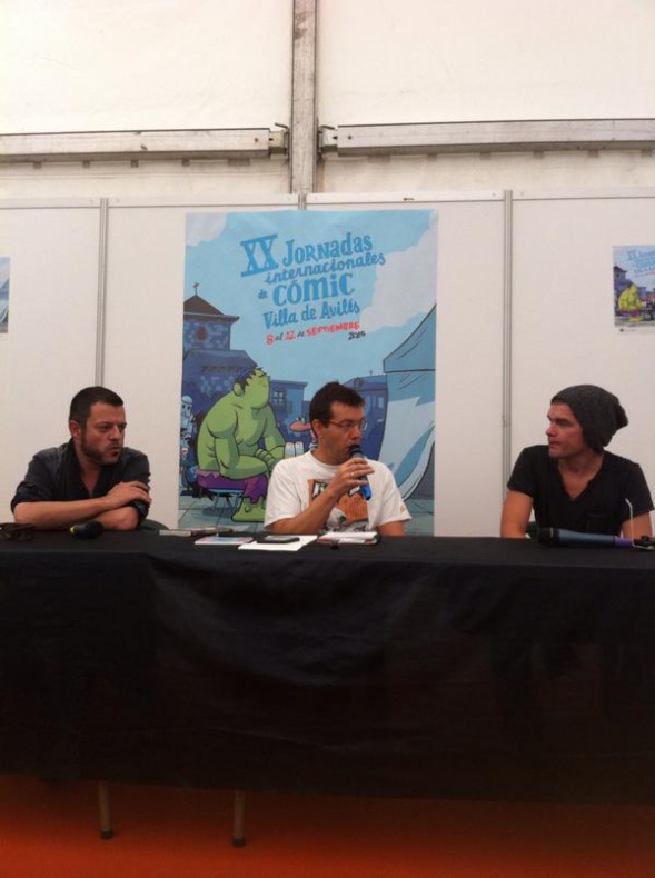 Resumen de las XX Jornadas Internacionales del Cómic Villa de Avilés 7 David Rubín y Paul Pope