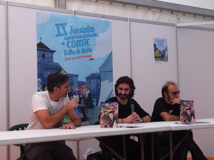 Resumen de las XX Jornadas Internacionales del Cómic Villa de Avilés 6 Iván García presenta 'Capitán Eclipse'