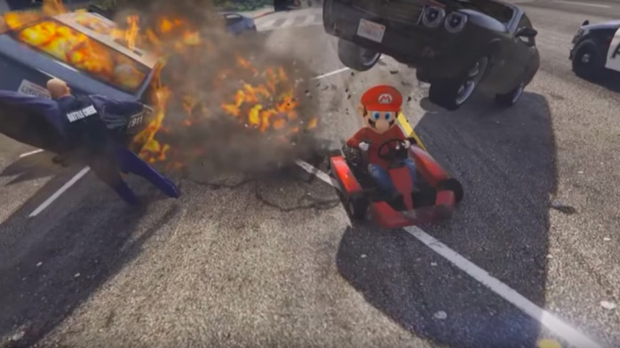 Mario GTA V