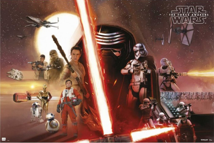 Star Wars Episodio VII - poster grupal