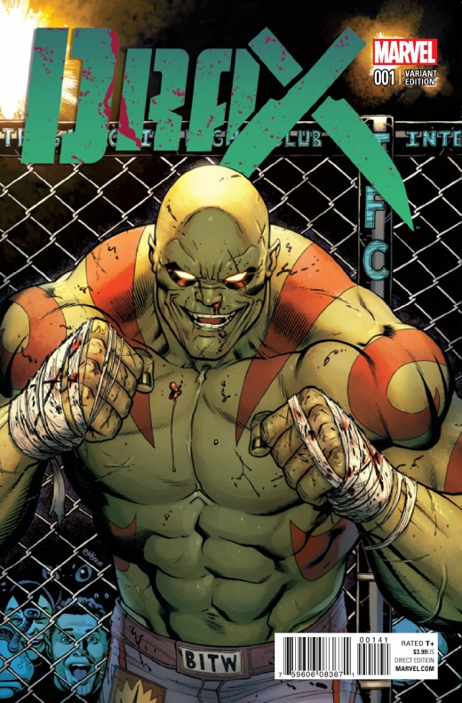 Primer vistazo al primer número del cómic 'Drax' 8 Portada alternativa de Ed McGuiness y Jason Keith