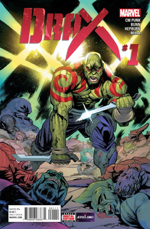 Primer vistazo al primer número del cómic 'Drax' 2 Portada de Scott Hepburn y Matt Milla