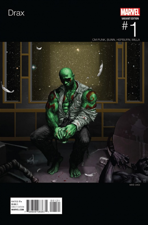 Primer vistazo al primer número del cómic 'Drax' 10 Portada hip hop de Mike Choi