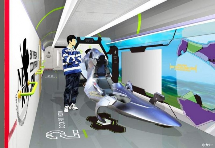 Japón diseña un tren bala inspirado en 'Evangelion' 3 Tren Bala Evangelion
