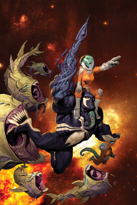Primer vistazo al nuevo cómic 'Venom: Space Knight' 2 Venom-Space-Knight-1-Cover-84fb8