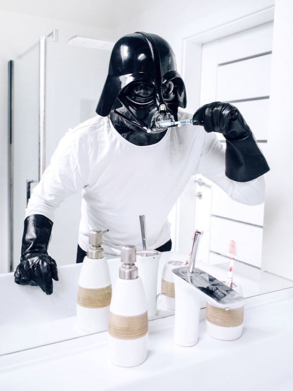 La vida cotidiana de Darth Vader en imágenes 10 Darth Vader, Star Wars