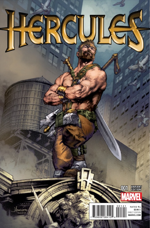 Vistazo al primer número de 'Hércules' de Marvel 6 Portada alternativa de Jay Anacleto