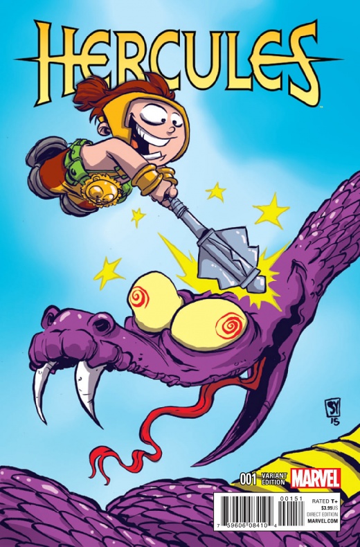 Vistazo al primer número de 'Hércules' de Marvel 7 Portada alternativa de Skottie Young