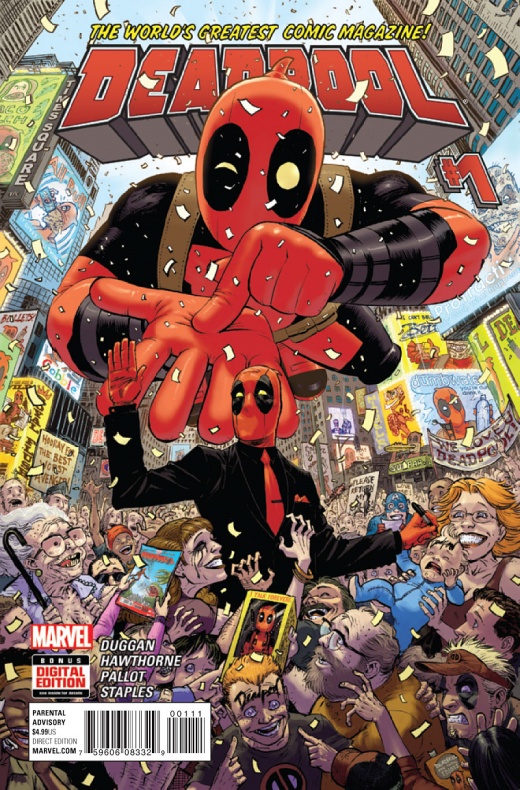 Vistazo al primer número del nuevo cómic 'Deadpool' 2 Portada de Tony Moore