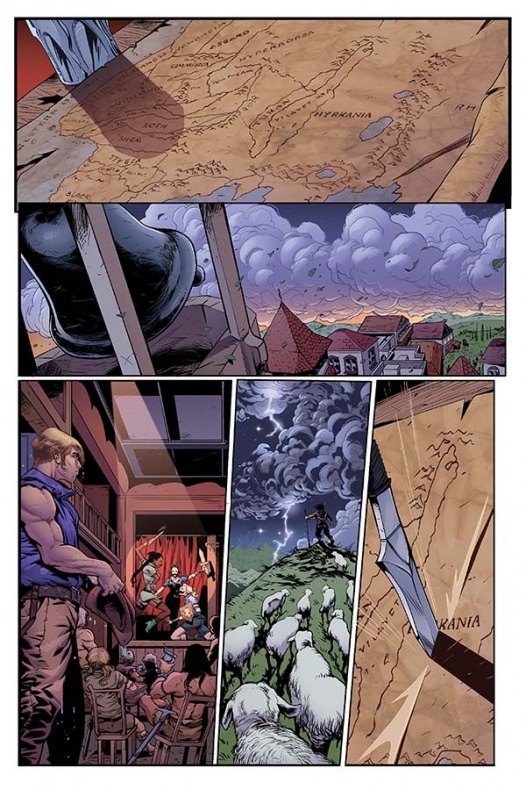 Un vistazo al interior del nuevo cómic de Red Sonja 1 Red Sonja